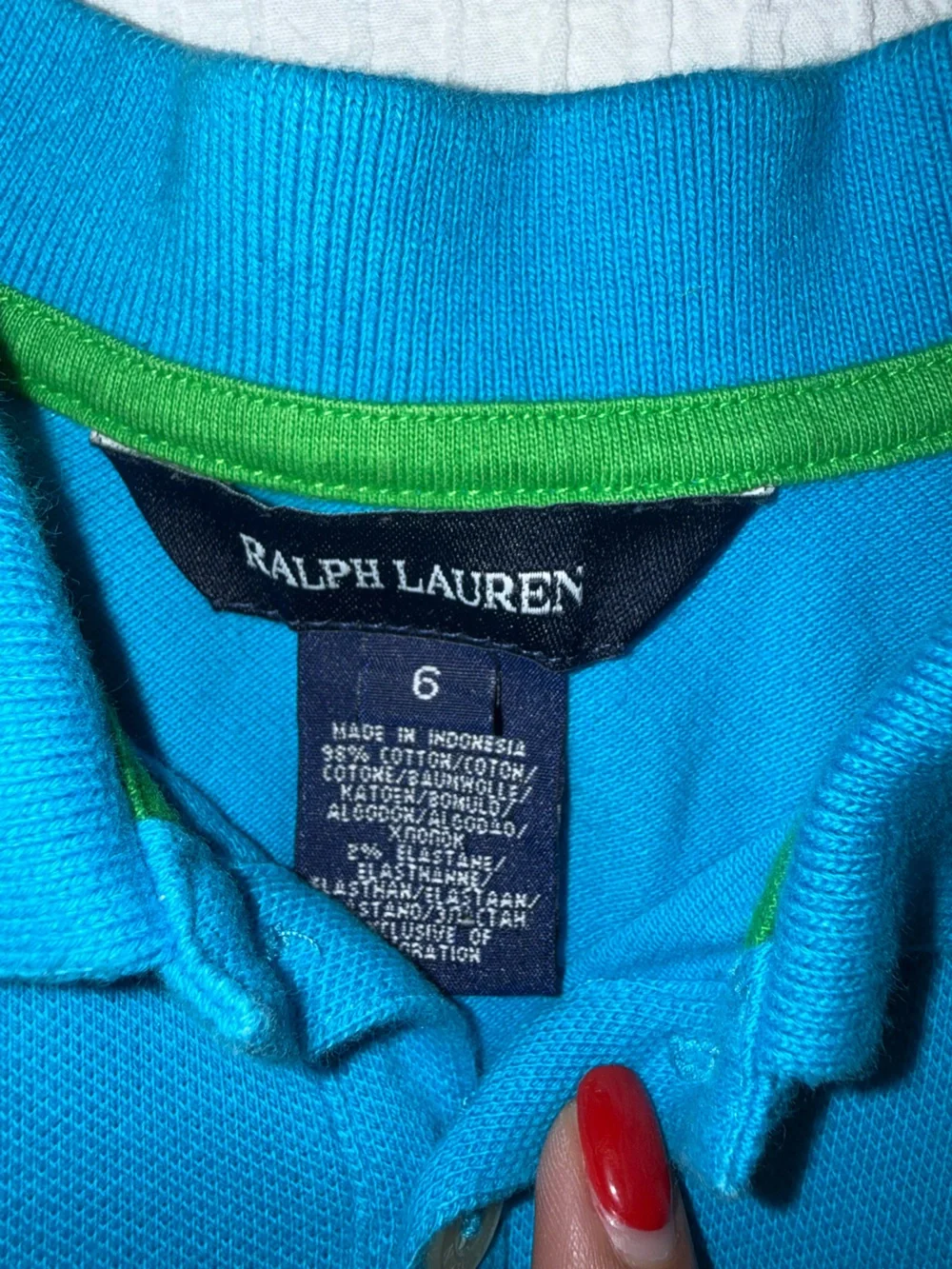 Ralph Lauren logo fabric